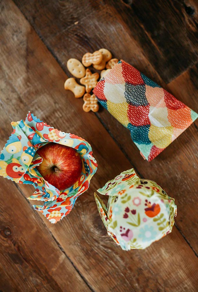 Kids Reusable Beeswax Wraps