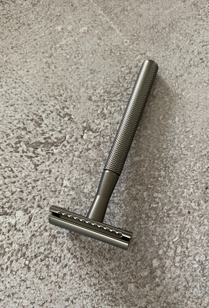 Charcoal Grey Double Edge Safety Razor One